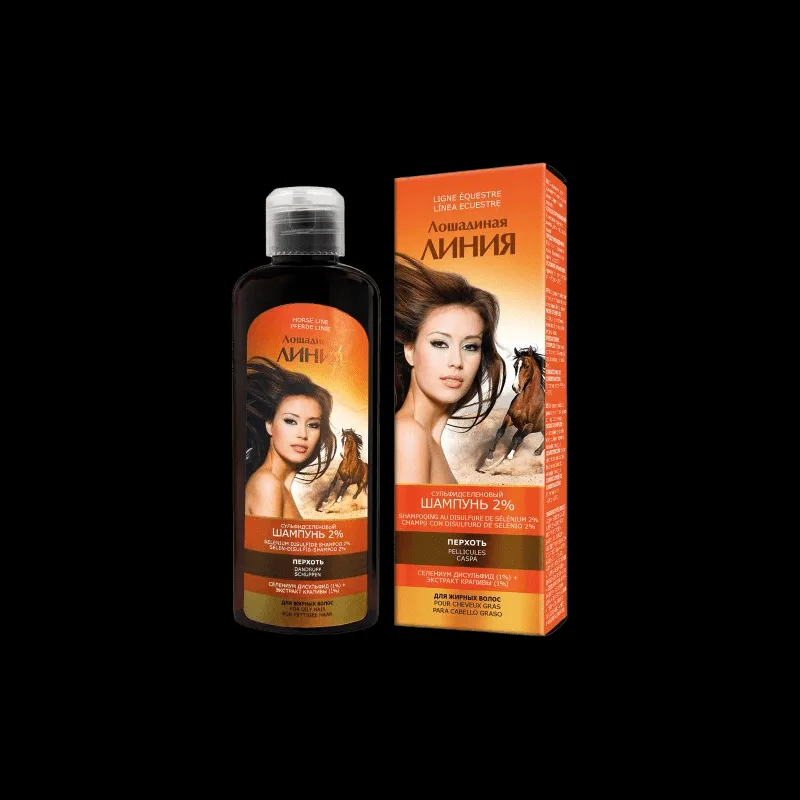 Anti-dandruff shampoo with selenium sulfide 2% for oily hair, 200 ml - Pharma Group