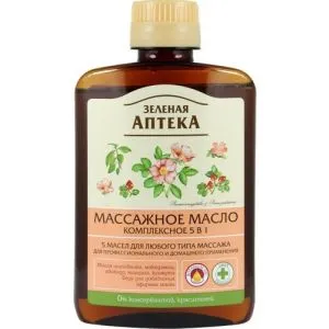 ZELENAJA APTEKA MASSAAŽI KOMPLEKSNE ÕLI 5 IN 1 200 ML