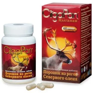 Reindeer Horn Powder "CigaPan" 60 Capsules
