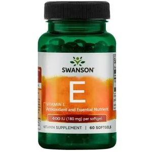 KAPSLID E-VITAMIIN 180MG N60 - SWANSON