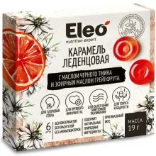ELEO Карамель леденцовая с маслом черного тмина и эфирным маслом грейпфрута 19 г
