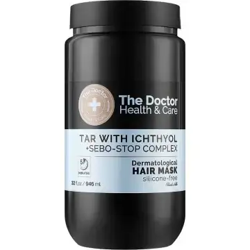 Juuksemask kõõmavastane "tõrv ja ihtüool"  The doctor & Health Care 946 ml ELFA