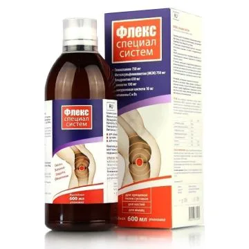 Liigese kõhre loomuliku toetuse siirup "Flex Special System" 600 ml