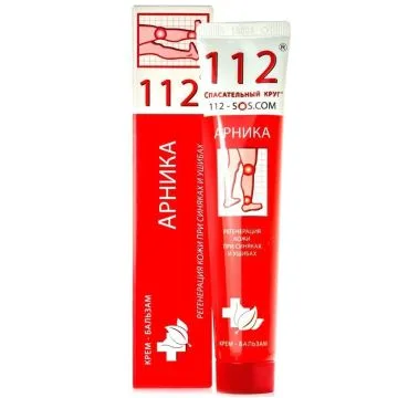 112 "Päästerõõngas" Arnika, kreem-palsam, 50g