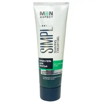 "MEN ASPECT" SIMPLE HABEMEAJAMISE GEEL , 75 g