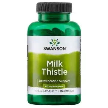 "SWANSON" TOIDULISAND FULL SPECTRUM MILK THITLE 500MG, KAPSLID 100 TK.