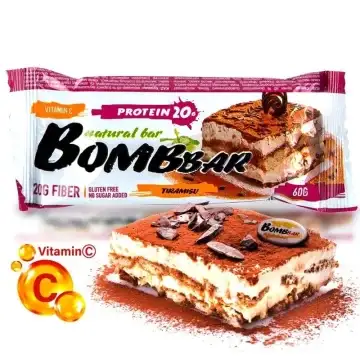 "BOMBBAR" Proteiinibatoon Tiramisu, 60 g