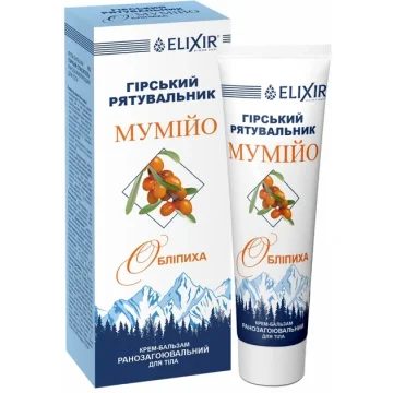 "ELIXIR" Kreem-palsam haavaparandav, muumia astelpajuga, 75 ml