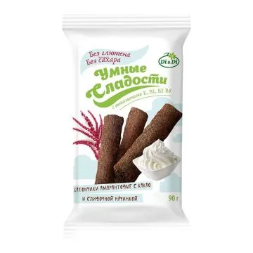 "Targad maiustused" Amarandibatoonid kakaoga ja vanillitäidisega 90 g