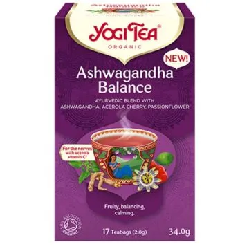 Ashwagandha Balance mahe taimetee, 17 x 2 g - YOGI TEA