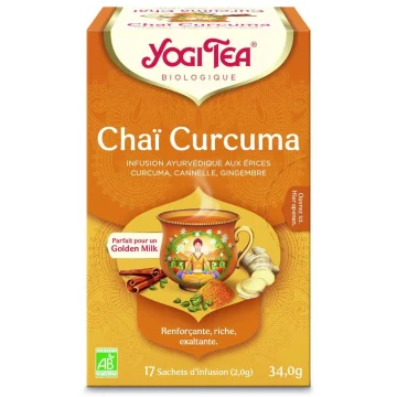 "YOGI TEA" Kurkumi chai tee (Kurkuma Chai) N17