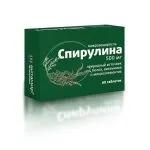 Спирулина 500мг таблетки N60