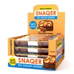 "SNAQ FABRIQ" Glasuuritud batoon, Sarapuupähkel ja karamell, 50 g 