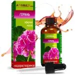 "AROMASaules" Vees lahustuv eeterlik õli GERAANIUM 30 ml