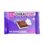 "CHIKALAB" Piimavalge šokolaadiproteiin koorese täidisega, 100 g