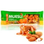 "CHIKALAB" Müslibatoon Mandli ja soolase karamelliga, 40 g