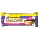 "SNAQ FABRIQ" Glaseeritud vahvlipulk, maitsega "Sarapuukreem ja Belgia šokolaad", 45 g