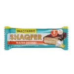 "SNAQ FABRIQ" Glasuuritud vahvlipulk maitsega "Vanillikreem ja Belgia šokolaad", 45 g