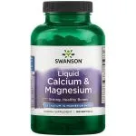 Liquid Calcium & Magnesium 600/300 мг 100 капс - Swanson