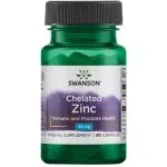 "SWANSON" Kelaaditud Tsink kapslid N90 (Chelated Zinc)