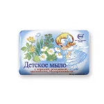 мыло детское с чередой, ромашкой, чистотелом и подорожником, 100 г