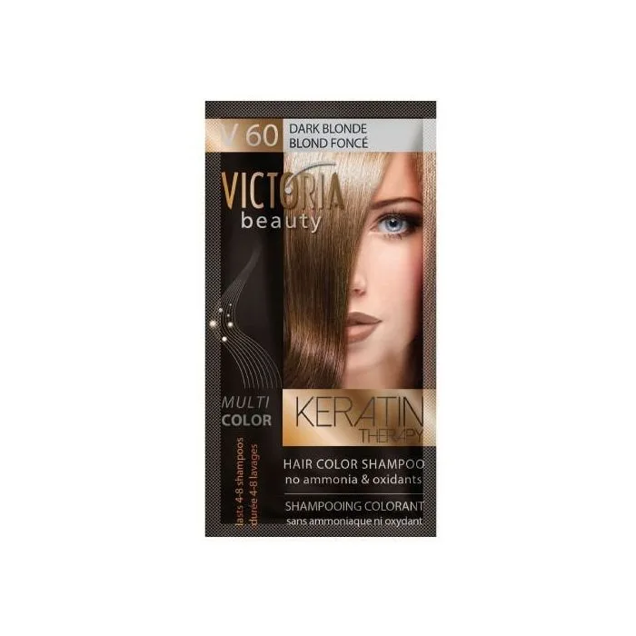 Оттеночный шампунь Светло-коричневый V62 40 мл - Victoria Beauty