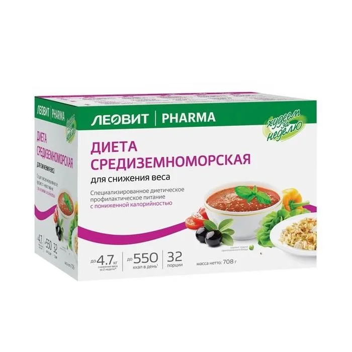 Средиземноморская диета для снижения веса 708г - Леовит