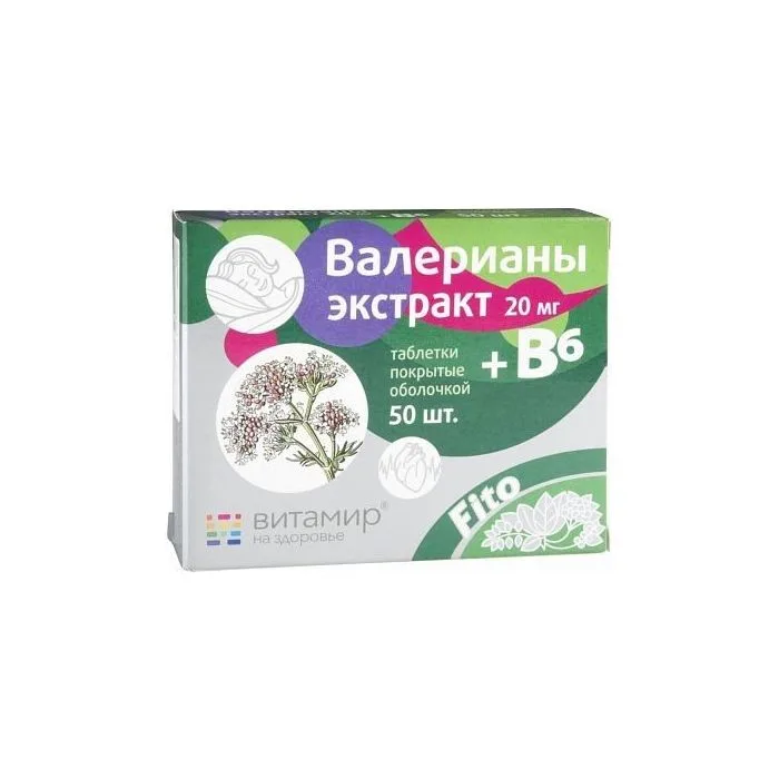 VITAMIR PALDERJANI EKSTRAKT + B6-VITAMIIN TABLETID 20MG N50