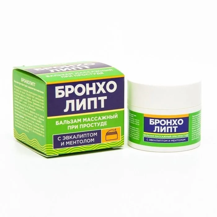 Бальзам при простуде "БРОНХОЛИПТ" 10 ГР - FarmGroup