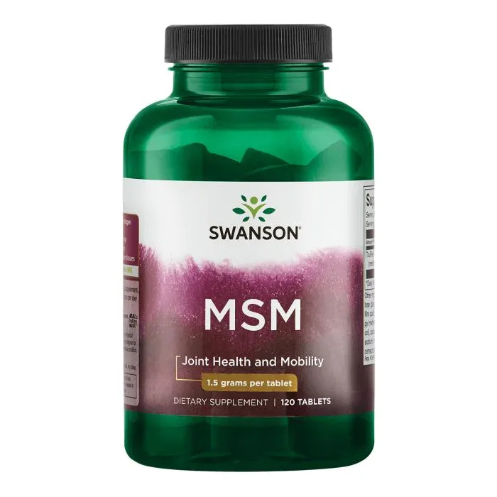 MSM (METÜÜLSULFONÜÜLMETAAN) TABLETID N120 - SWANSON 