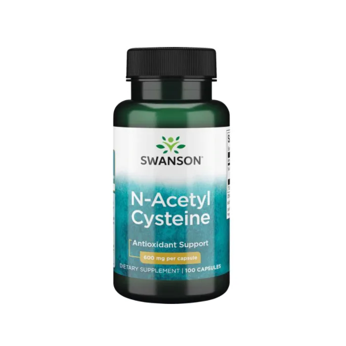 N-ATSETÜÜLTSÜSTEIIN KAPSLID 600MG N100 - SWANSON