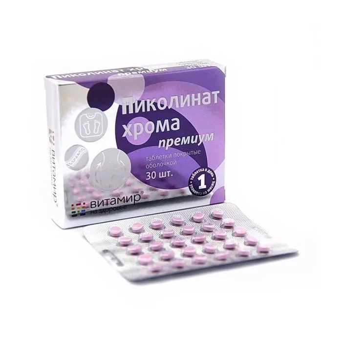 VITAMIR KROOMPIKOLINAAT PREMIUM TABLETID N30