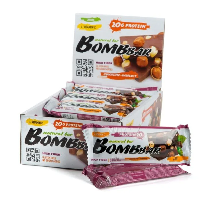 Proteiinibatoon "Šokolaad-sarapuupähkel", 60 g - Bombbar