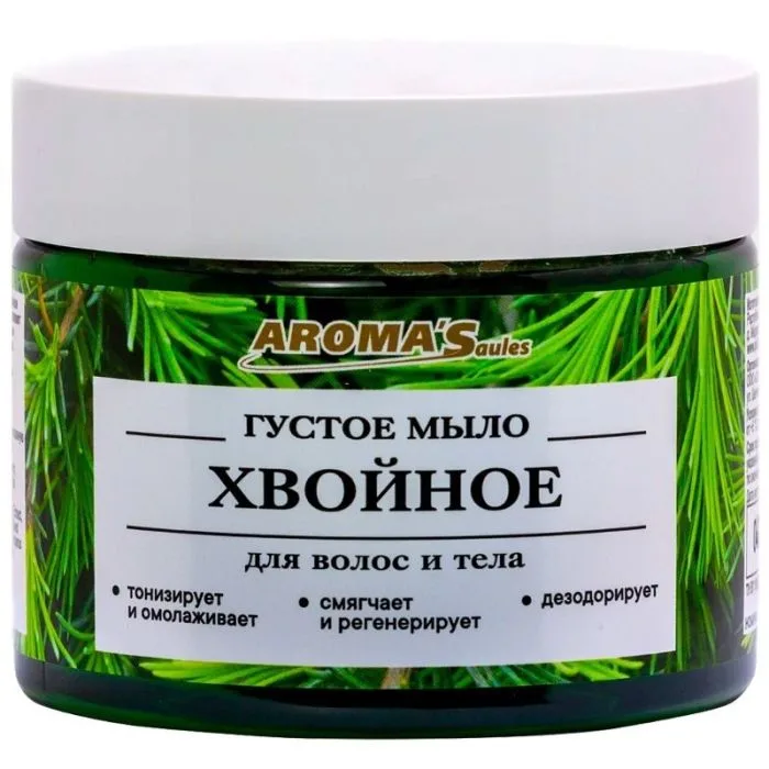 "AromaSaules" Paks juukse- ja kehaseep "Okaspuu", 250 g
