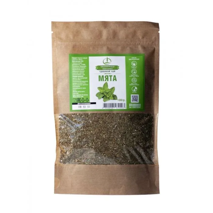 Taimetee "Mint", lahtised lehed, 100 g - Emelyanovskaya Biofactory
