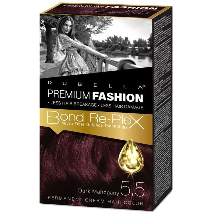"PREMIUM FASHION COLOR" JUUKSEVÄRV "DARK MAHOGANY" 5.5, 130 ml
