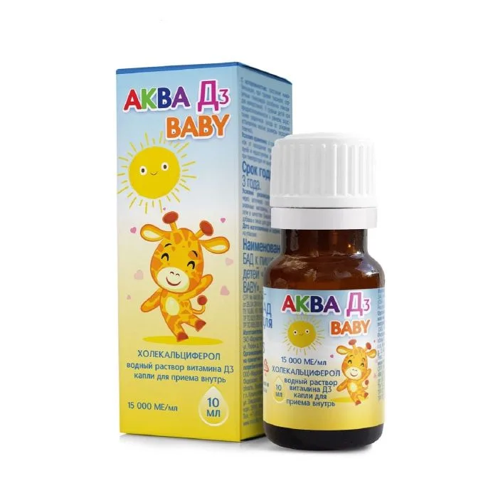 TILGAD AKVA D3-VITAMIIN BABY 15000 ME  10ML MIRROLLA