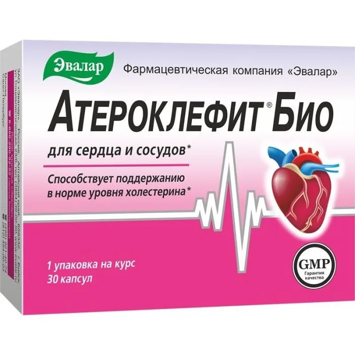 ATEROKLEFIT BIO KAPSLID N30 EVALAR 