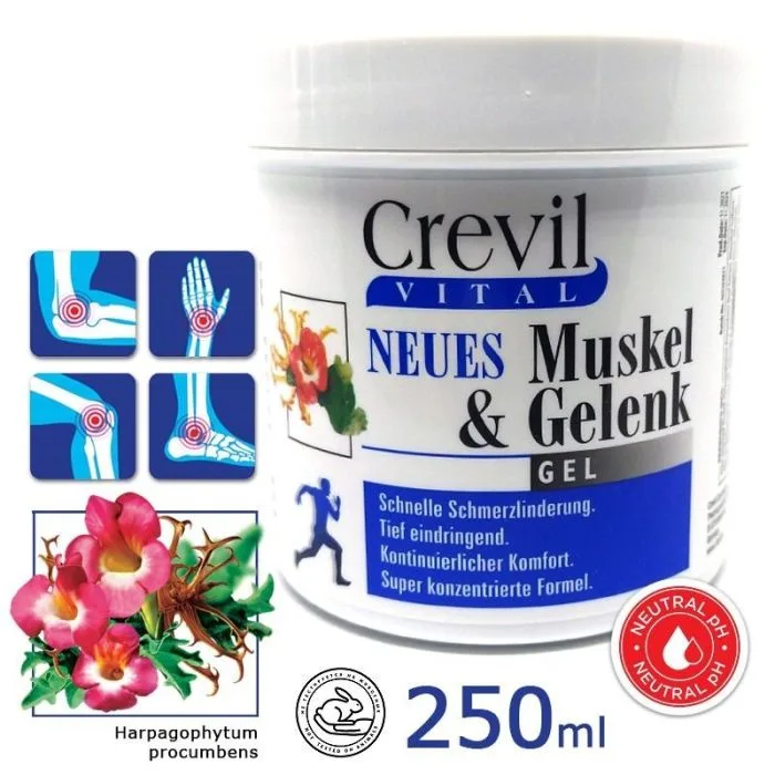 CREVIL MASSASZIGEEL LIHASTE JA LIIGESTELE 250ML