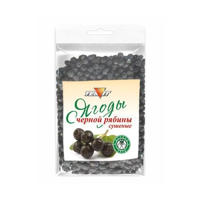 KUIVATATUD MUSTA AROONIA MARJAD 100G - TEAVIT