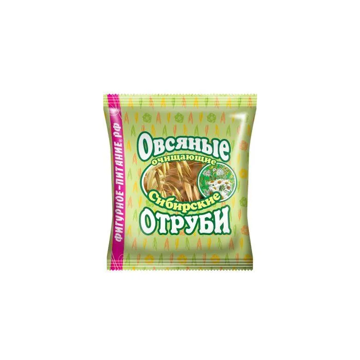 Отруби сибирские овсяные «Очищающие», 200 гр, Сибирская клетчатка