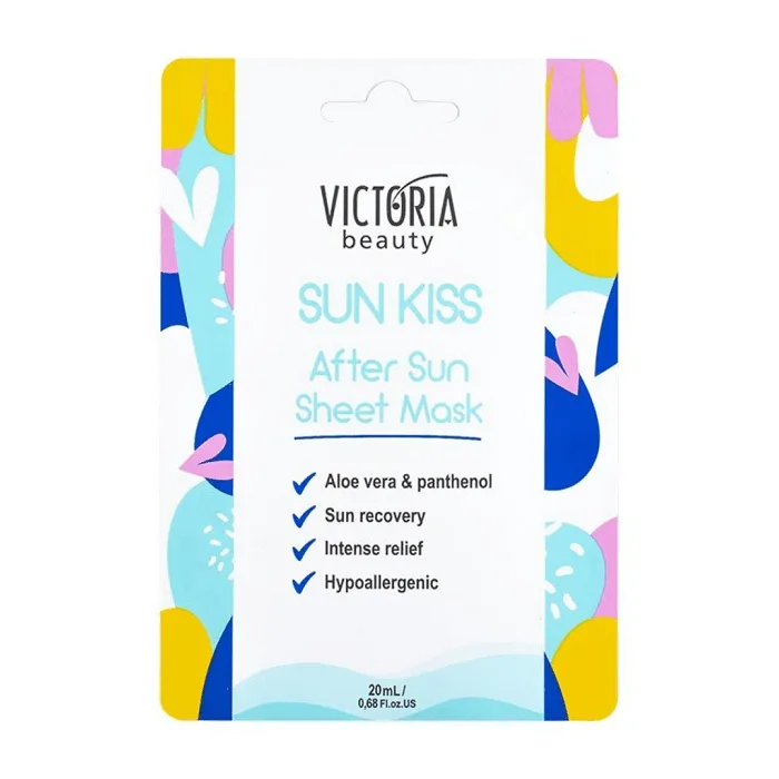"VICTORIA BEAUTY" Päevitusjärgne kangasmask näole, 20 ml