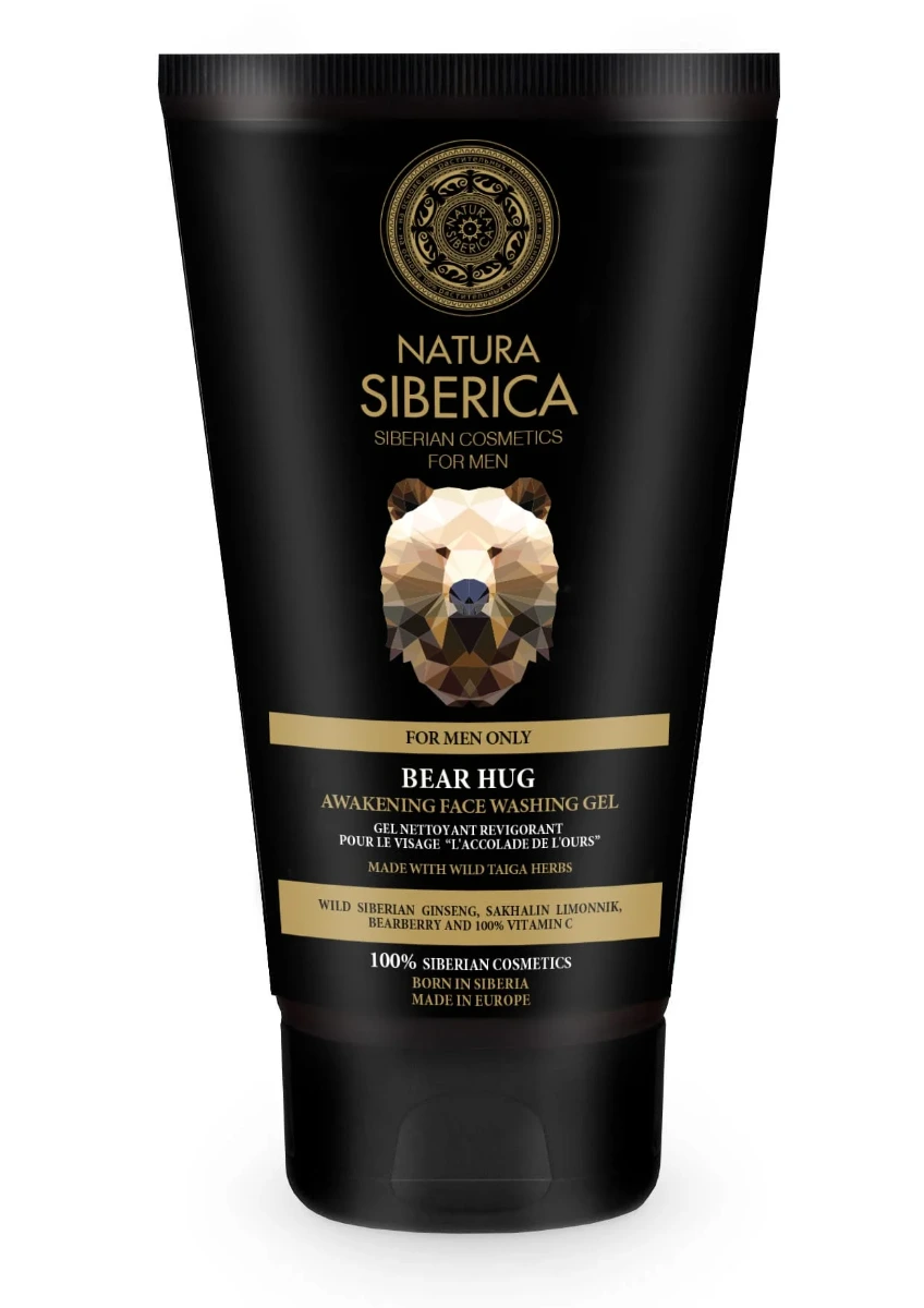 Gaivinantis veido prausiklis Bear Hug, 150 ml – Natura Siberica Men