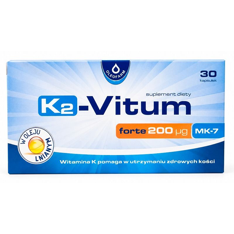"OLEOFARM" K2 -Vitamiin 200 µg kapslid N30 