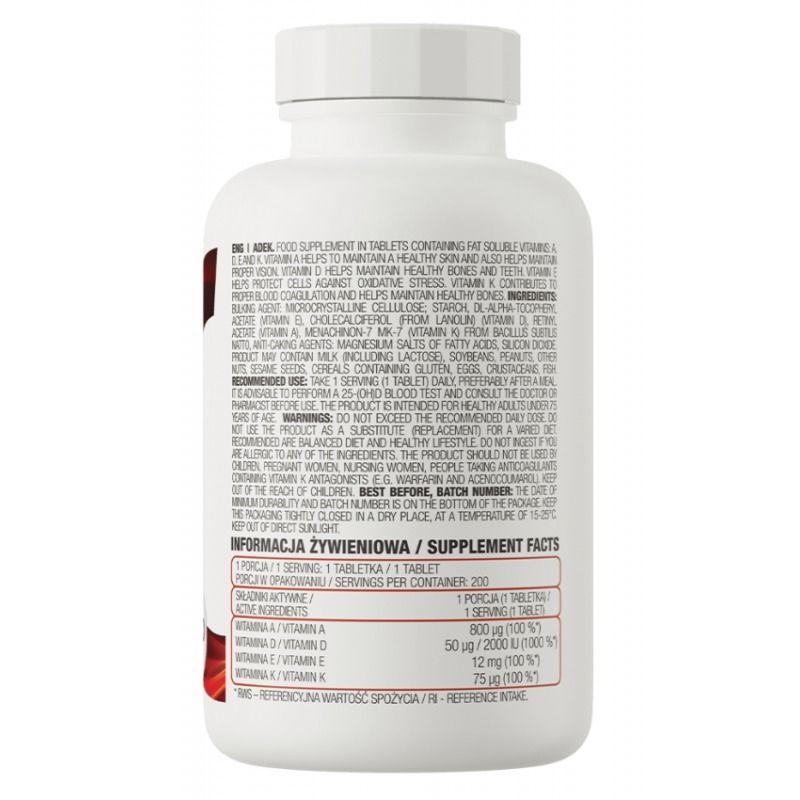"OSTROVIT" ADEK, tabletid N200 