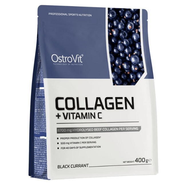 "OSTROVIT" Kollageen + C-vitamiin, mustsõstar 400 g