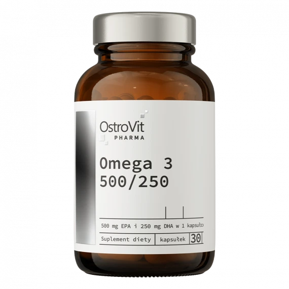 Omega 3 500/250 30 minkštųjų kapsulių OstroVit