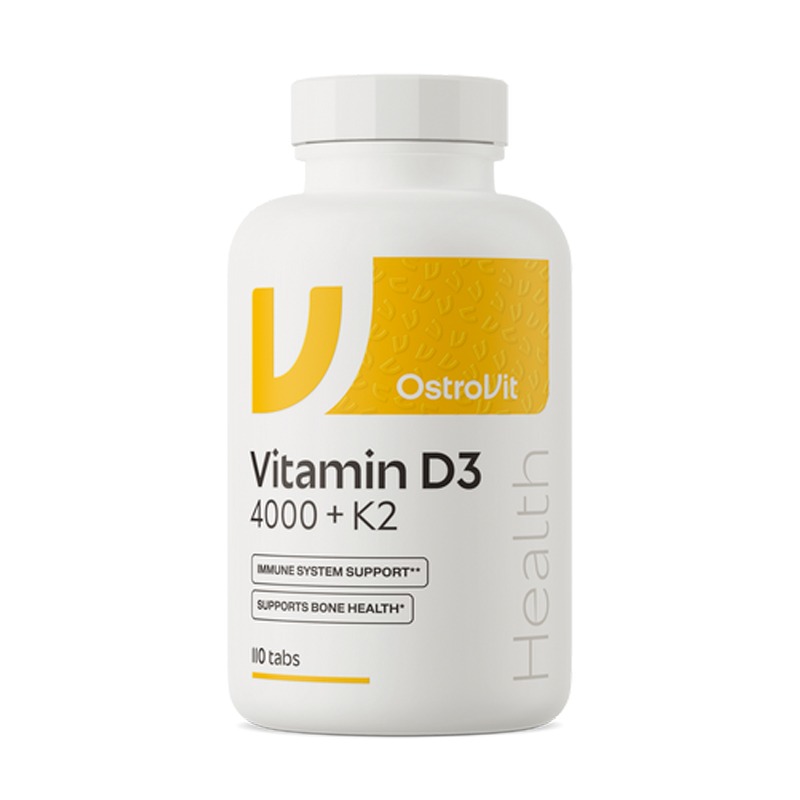 D3 vitamīns 4000 IU + K2 MK-7, 110 tabletes - OstroVit