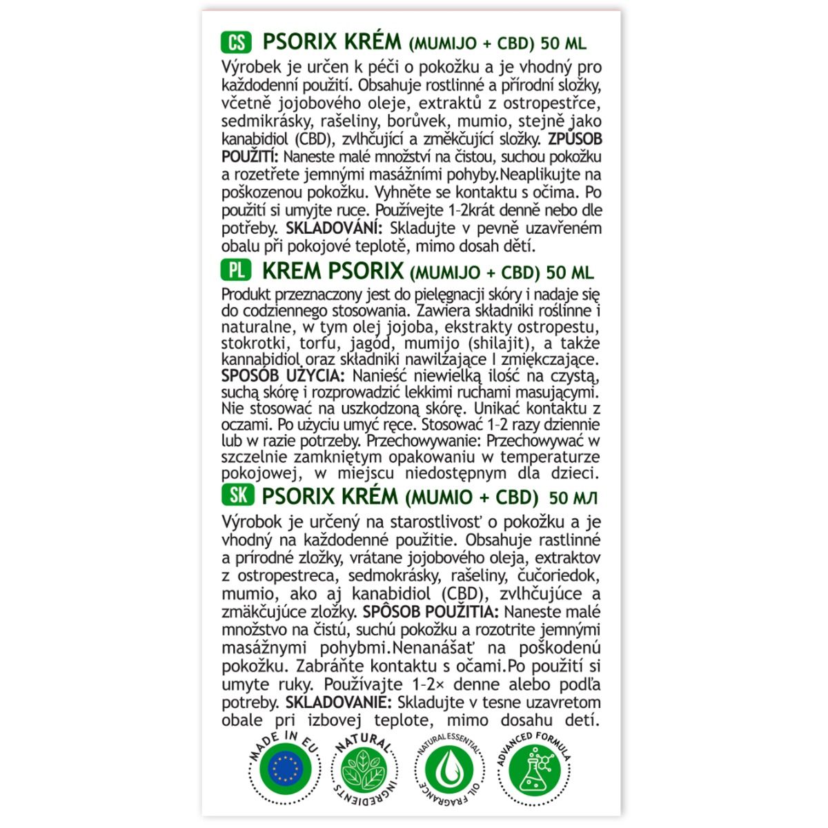 "VITATEKA" PSORIX  kreem 50 ml