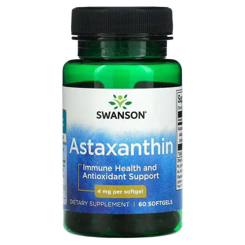 "SWANSON" Astaksantiin kapslid N60
